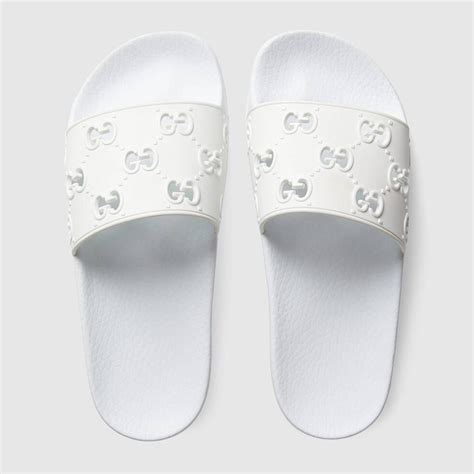 gucci slides cheap white|offbrand gucci slides.